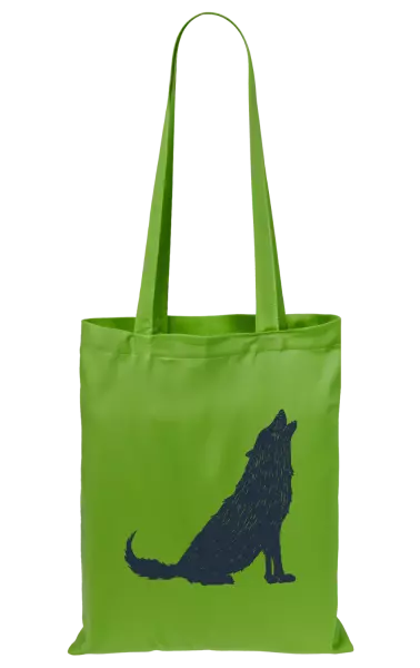 Látková taška Vlk