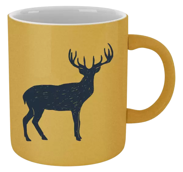 Metalický hrnek Jelen