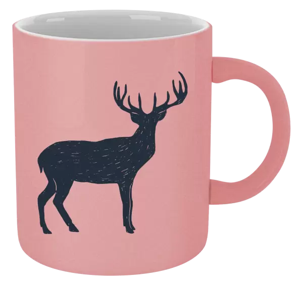 Metalický hrnek Jelen