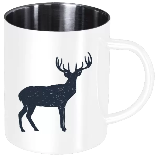 Nerezový hrnek Jelen