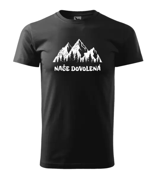Pánské tričko Naše dovolená
