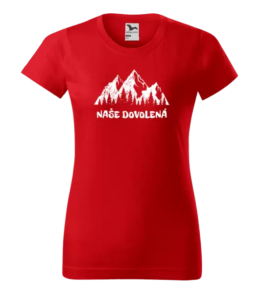 Dámské tričko Naše dovolená