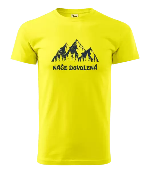 Pánské tričko Naše dovolená