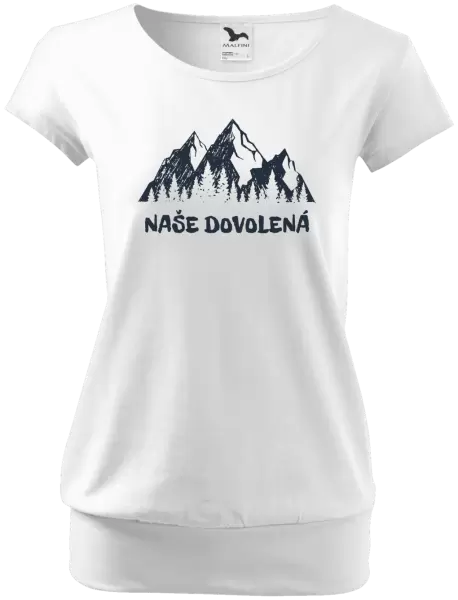 Dámské tričko Naše dovolená