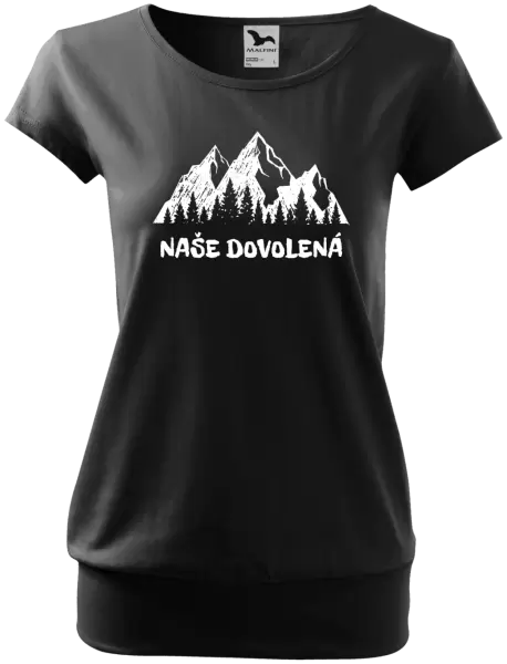Dámské tričko Naše dovolená