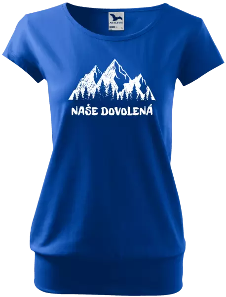 Dámské tričko Naše dovolená