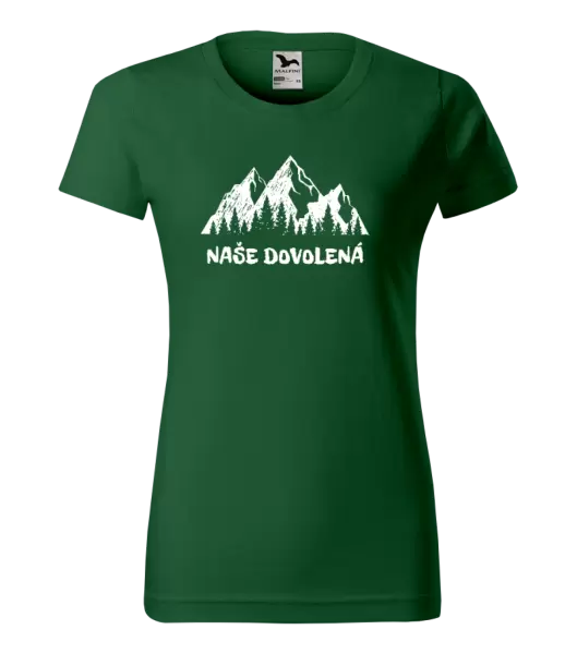 Dámské tričko Naše dovolená