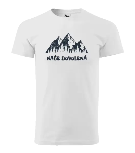 Pánské tričko Naše dovolená
