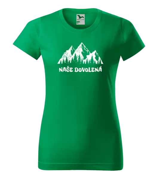 Dámské tričko Naše dovolená
