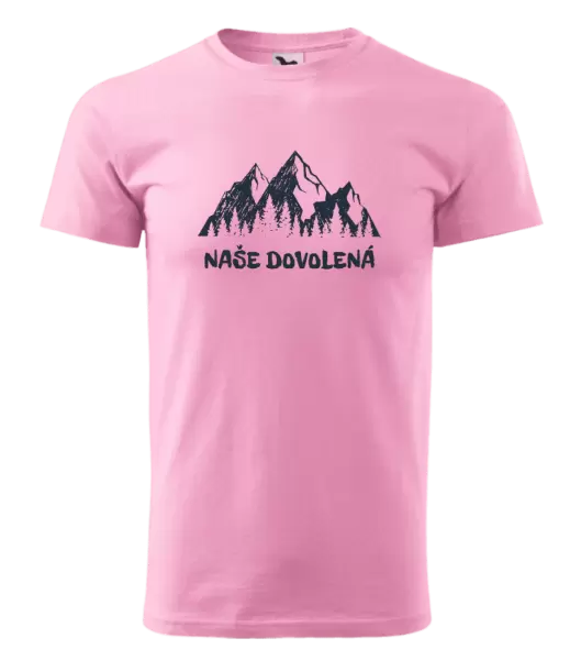 Pánské tričko Naše dovolená