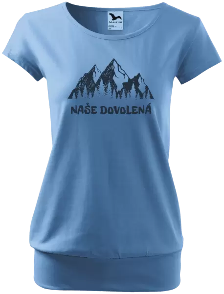 Dámské tričko Naše dovolená