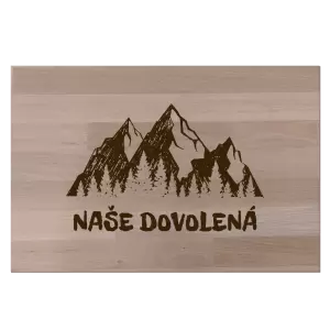 Bukové prkénko Naše dovolená