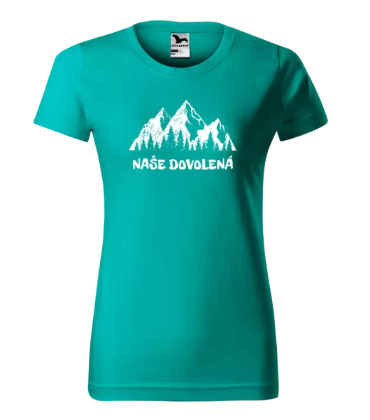 Dámské tričko Naše dovolená