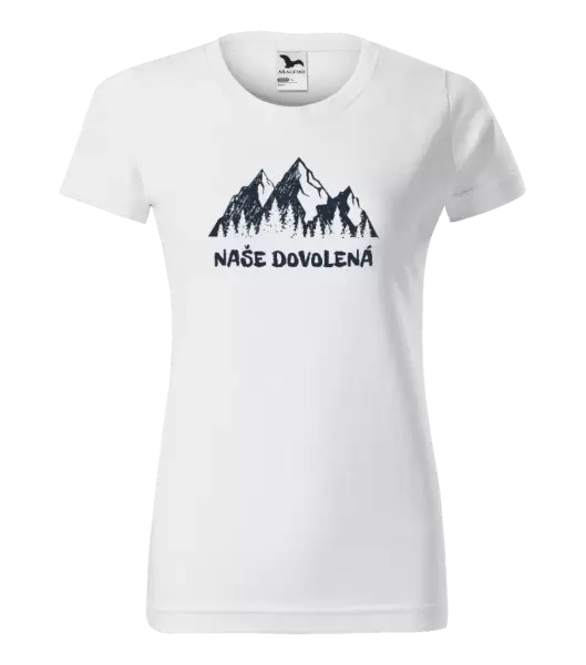 Dámské tričko Naše dovolená