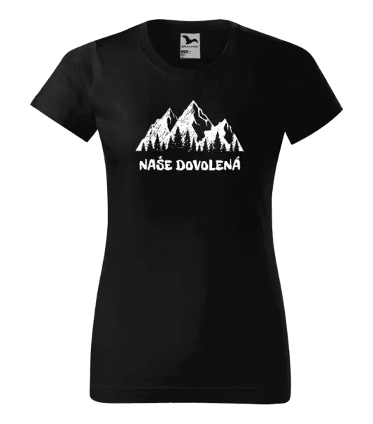 Dámské tričko Naše dovolená