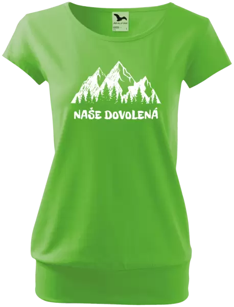 Dámské tričko Naše dovolená