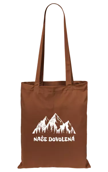 Látková taška Naše dovolená