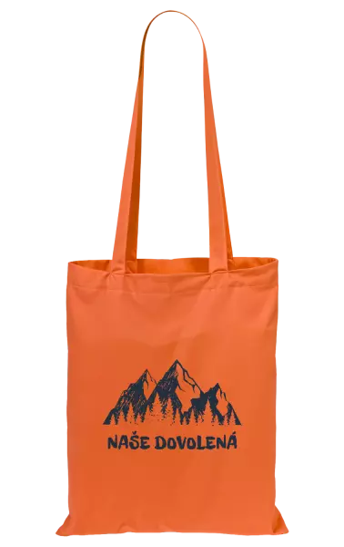 Látková taška Naše dovolená