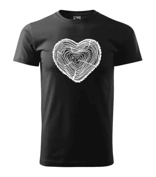 Pánské tričko Pařez srdce