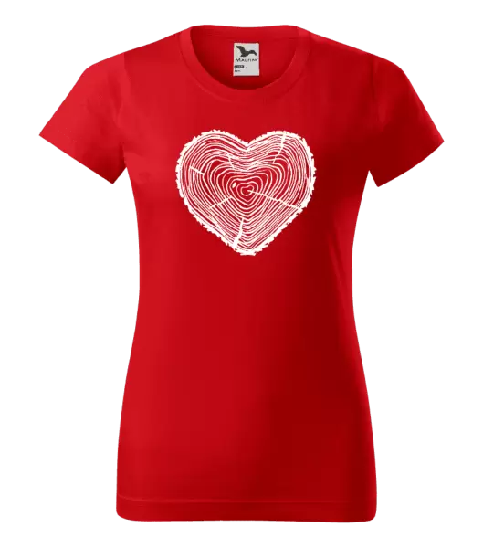 Dámské tričko Pařez srdce