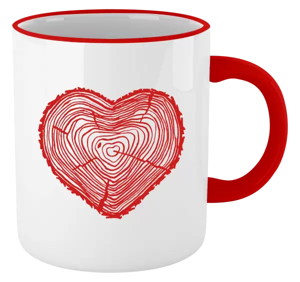 Hrnek Pařez srdce