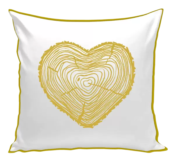 Polštář Pařez srdce