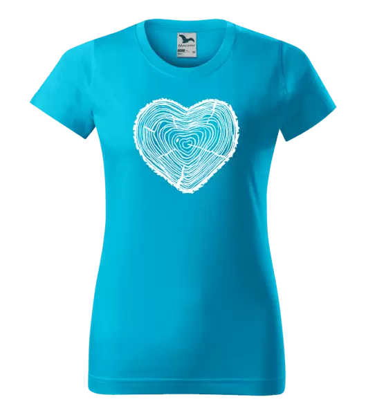 Dámské tričko Pařez srdce