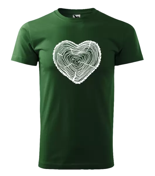Pánské tričko Pařez srdce
