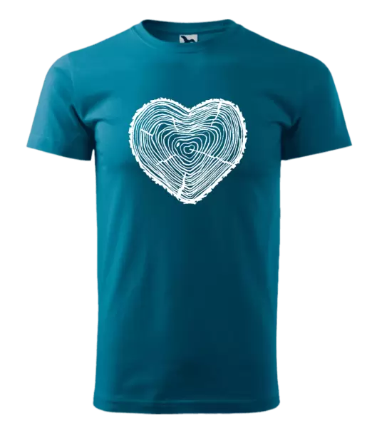 Pánske tričko Peň srdce