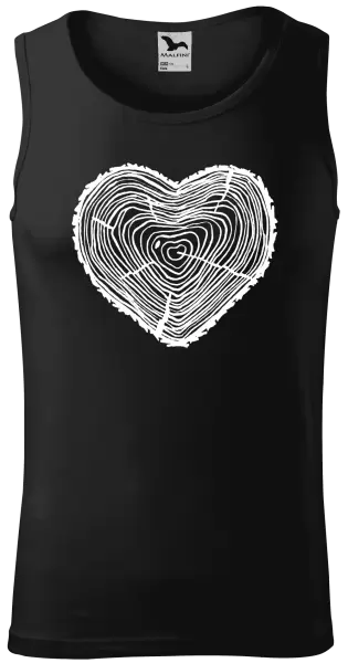 Pánské tílko Pařez srdce