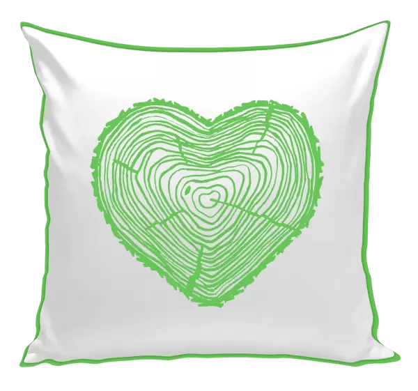 Polštář Pařez srdce