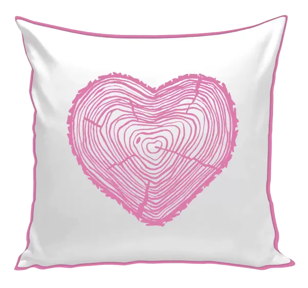 Polštář Pařez srdce 