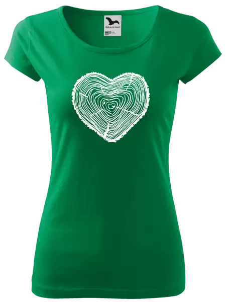 Dámské tričko Pařez srdce