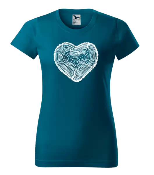 Dámské tričko Pařez srdce