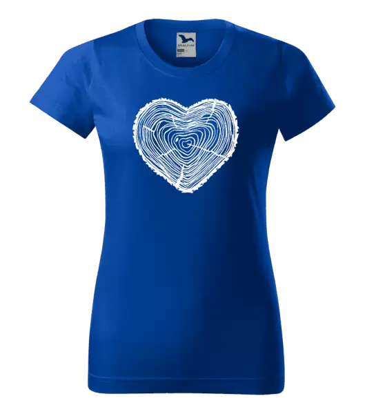 Dámské tričko Pařez srdce