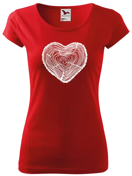Dámské tričko Pařez srdce