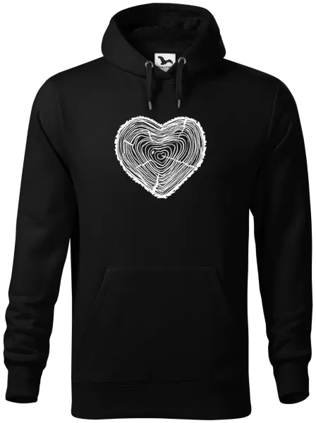 Pánská mikina Pařez srdce
