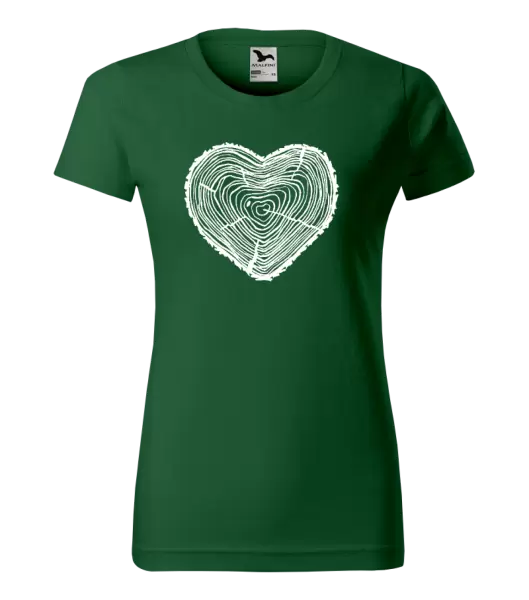 Dámské tričko Pařez srdce