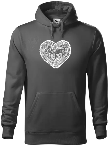 Pánská mikina Pařez srdce