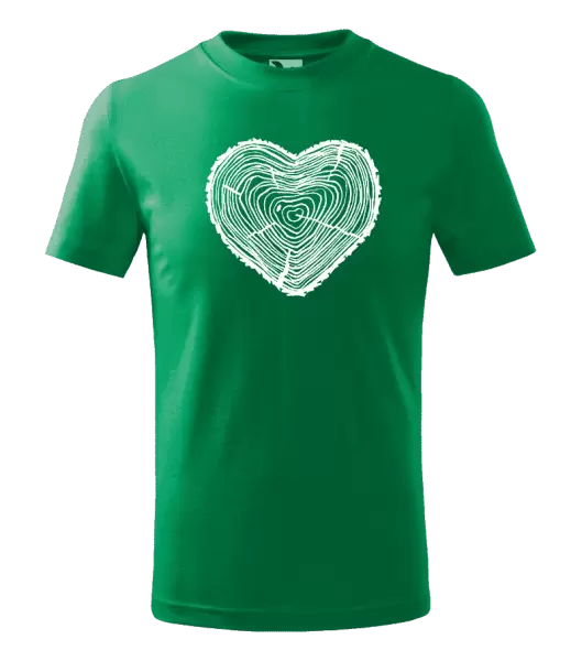 Dětské tričko Pařez srdce