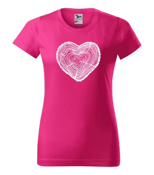 Dámske tričko Peň srdce