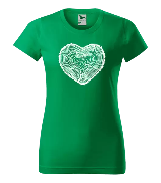 Dámské tričko Pařez srdce