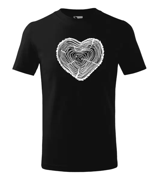 Detské tričko Peň srdce