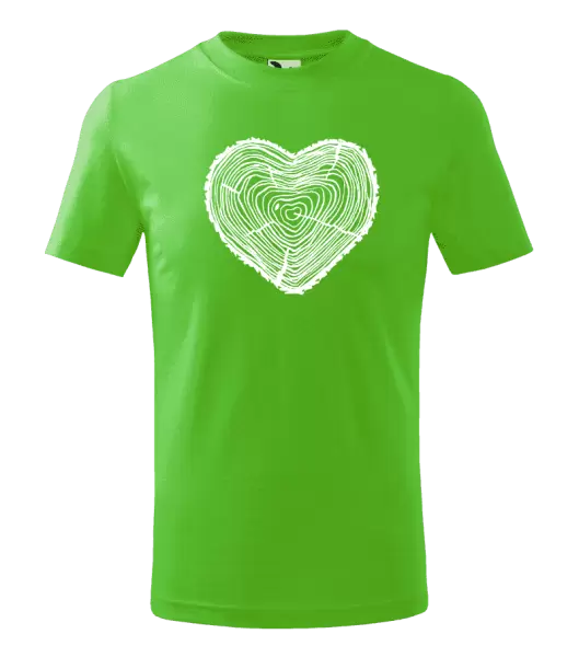 Dětské tričko Pařez srdce