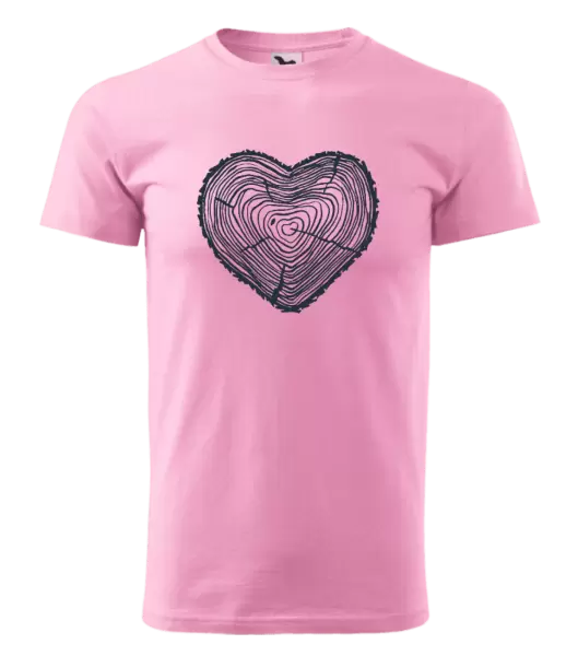 Pánské tričko Pařez srdce