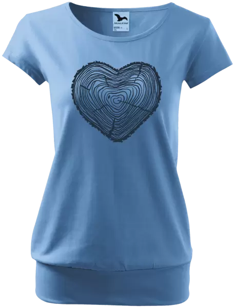 Dámské tričko Pařez srdce