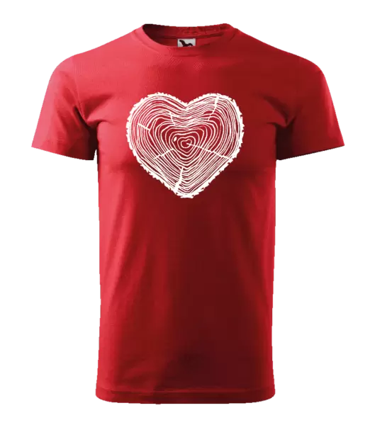 Pánské tričko Pařez srdce