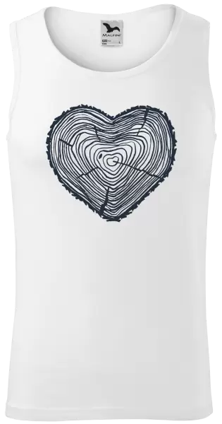 Pánské tílko Pařez srdce