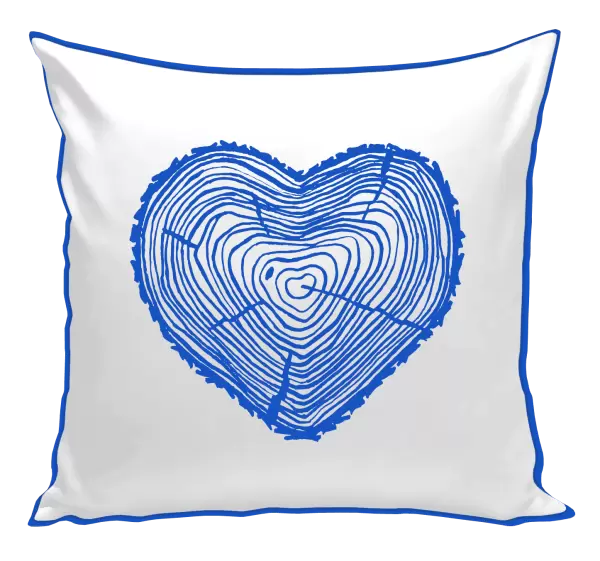 Polštář Pařez srdce 