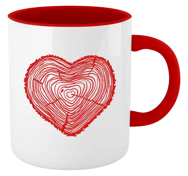 Hrnek Pařez srdce